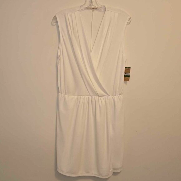 Rachel Roy Essential White Wrap Dress - Picture 3 of 11